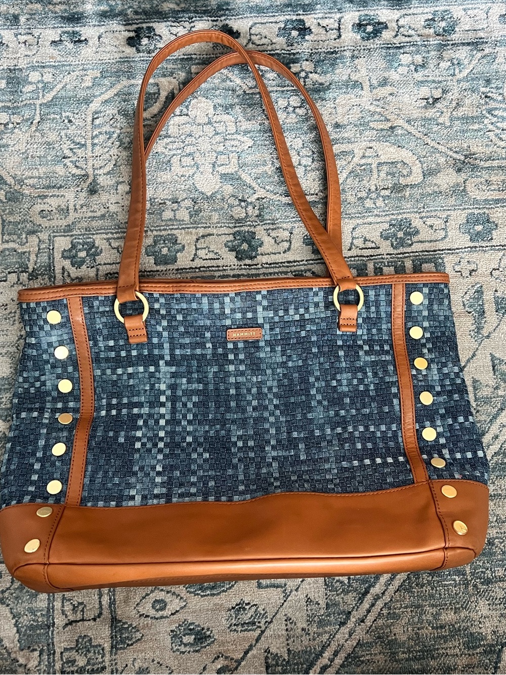 Hammitt Andersen Revival Denim Mosaic Tote